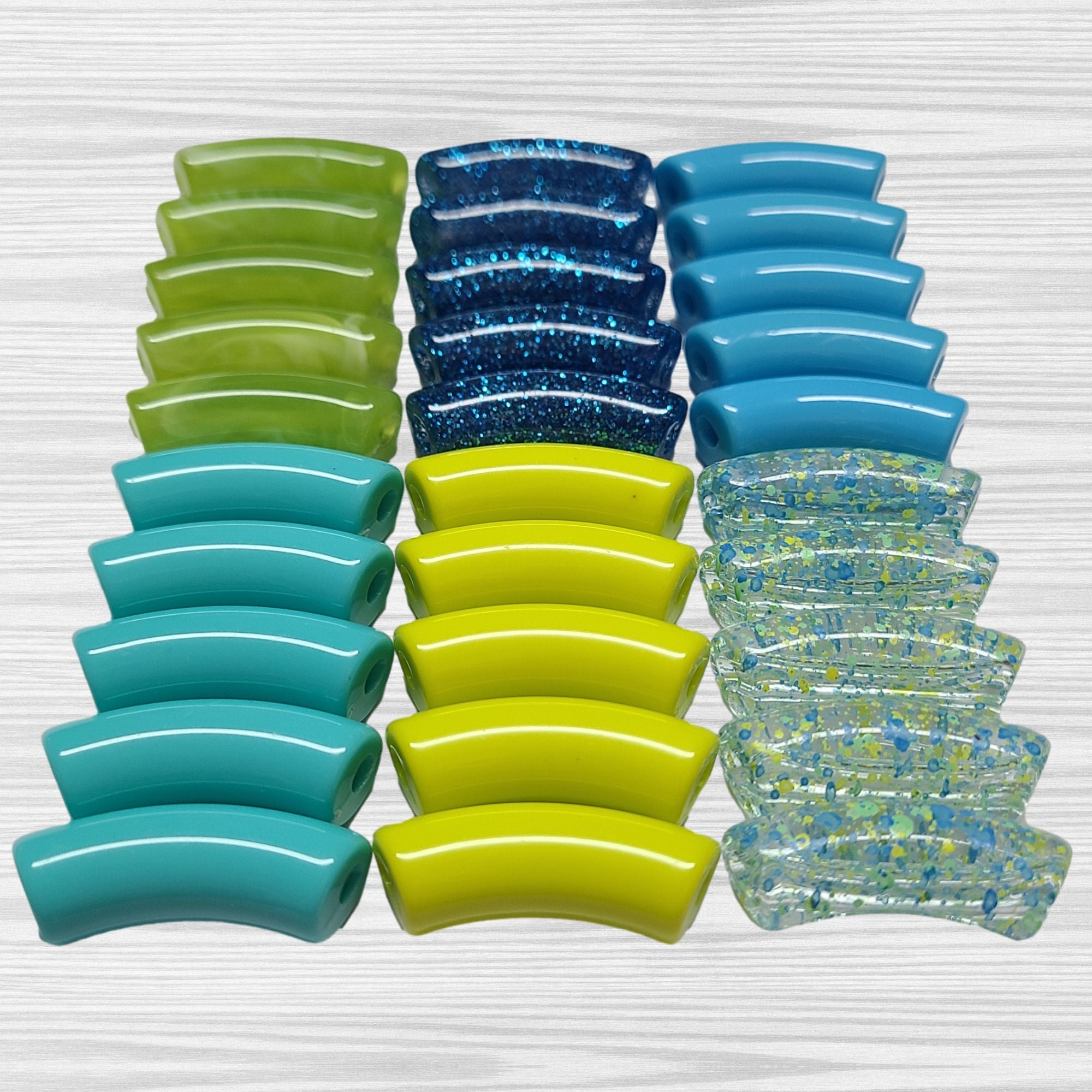 ARTSHOP Camaieux 78 Sea life tubes incurvés 12MM lot 30