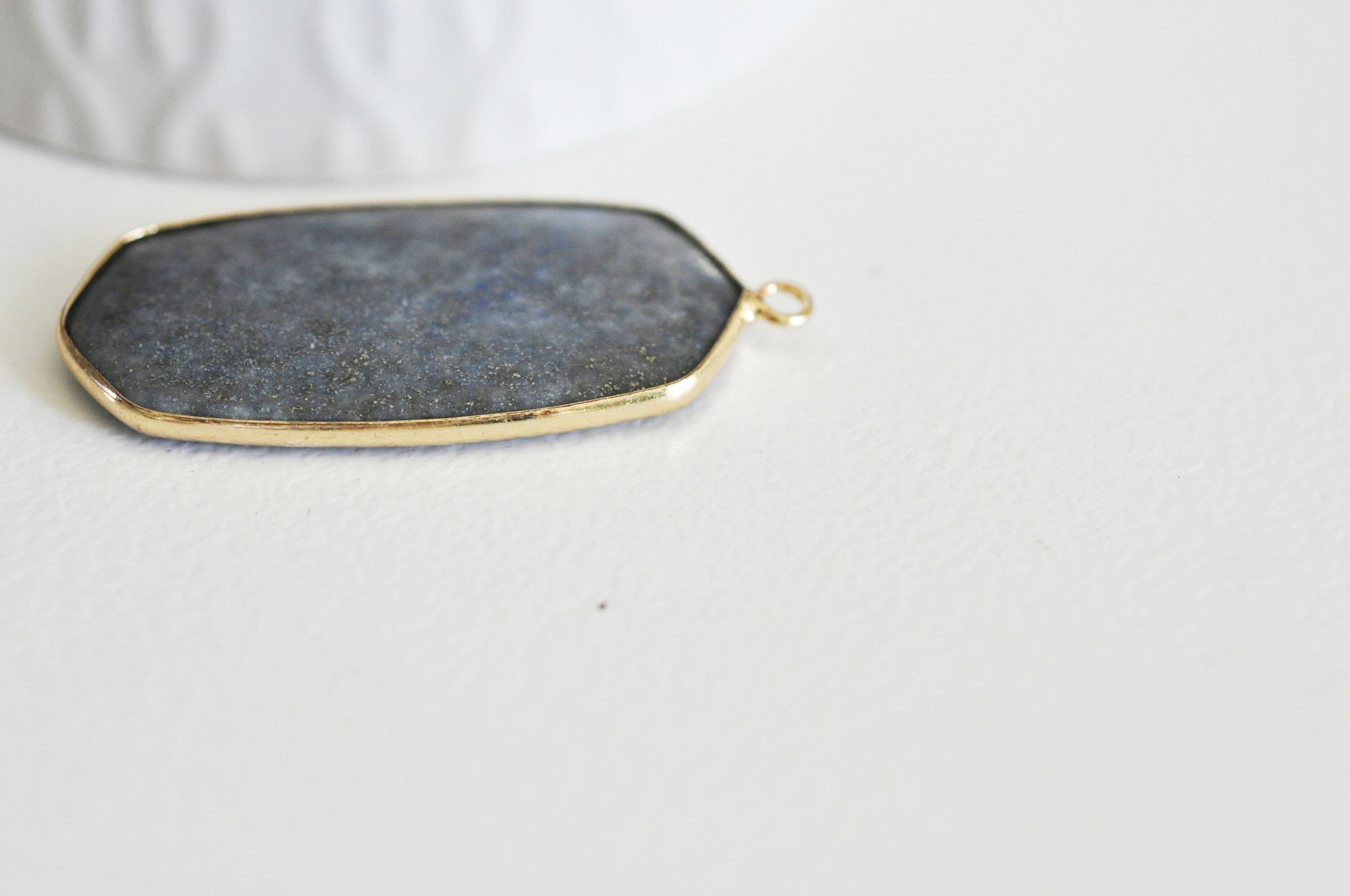 Gingerlily Pendentifs G2816 pendentif lapis lazuli bleu 49mm