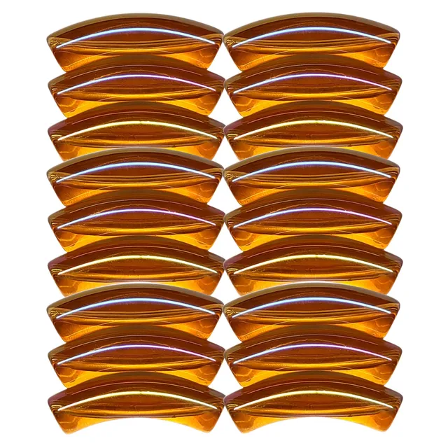 ARTSHOP Tubes 8MM 383 tube incurvé orange foncé AB x6