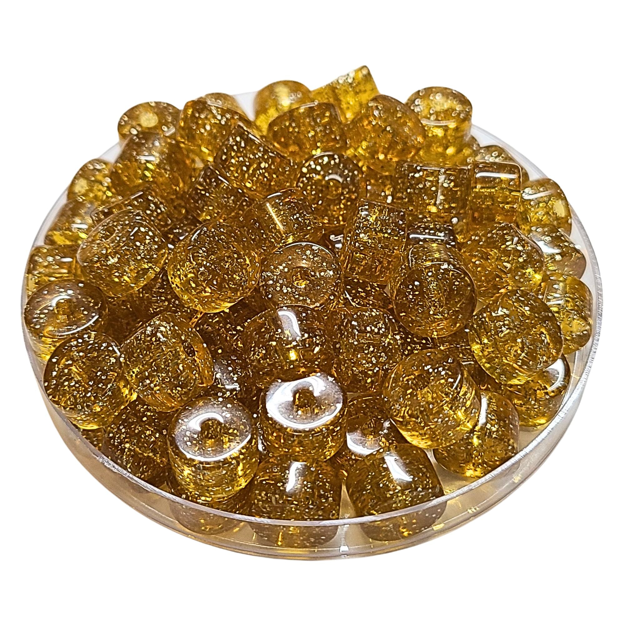 ARTSHOP 1/4 de tubes n°20 perle glitter doré 12mm x20