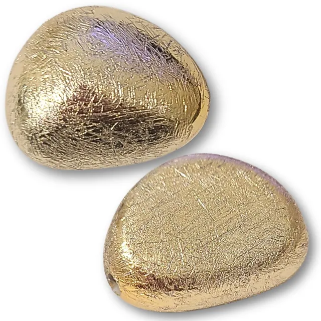 ARTSHOP CCB perle galet brossé doré 27 mm x1