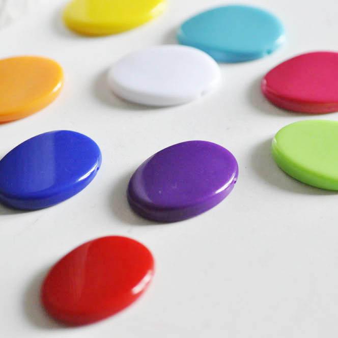 Gingerlily Perles bijoux DIY G0853 perle ovale x10 acrylique