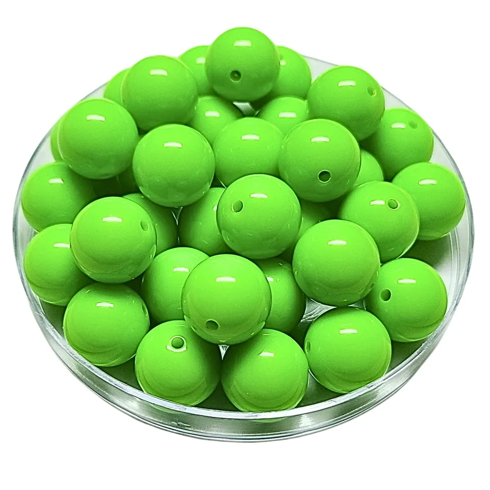 ARTSHOP 191 Boules Acryliques Néon Vert Anis 16MM x1