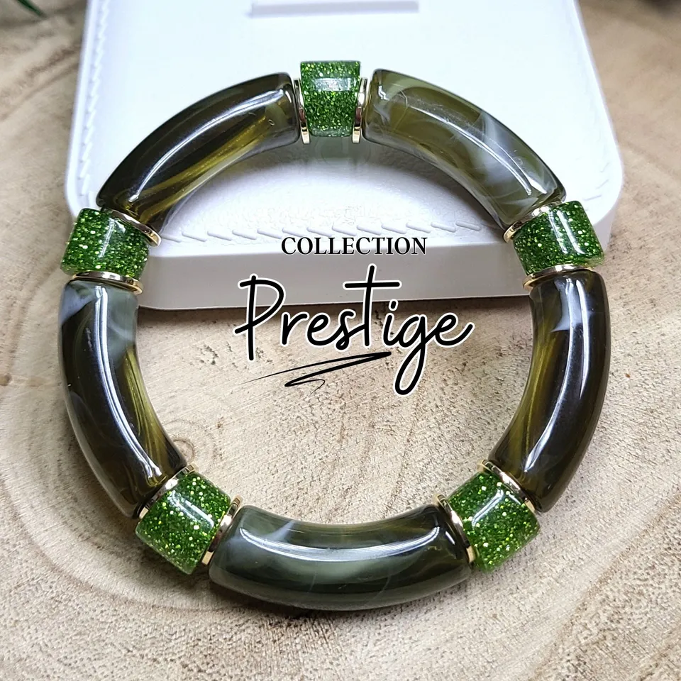 ARTSHOP Idées de créations #56 kit bracelets vert bouteille
