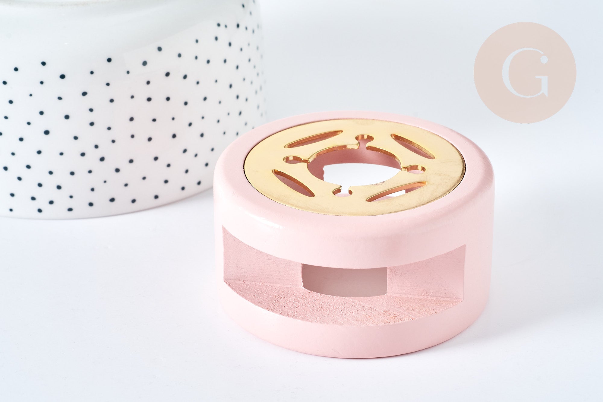 Gingerlily Four à cire cacheter G7676 rose doré x1