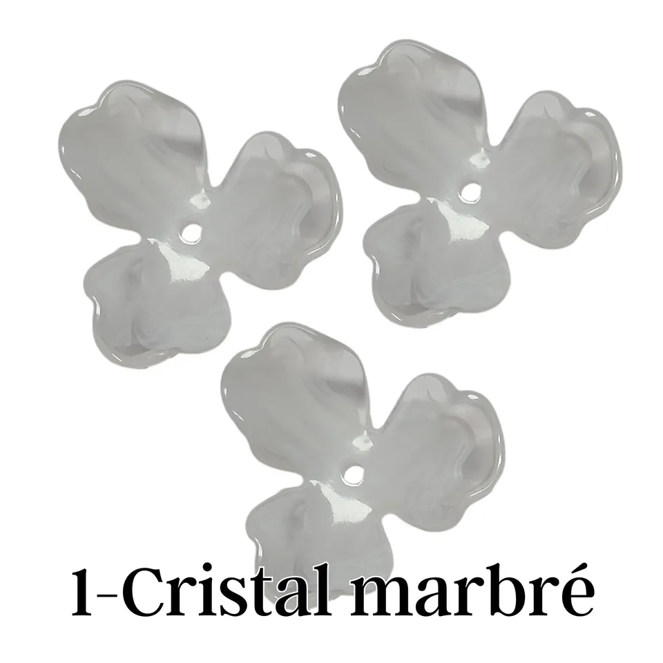 ARTSHOP Flower Power 1 Orchidée Cristal fleur 20MM x1