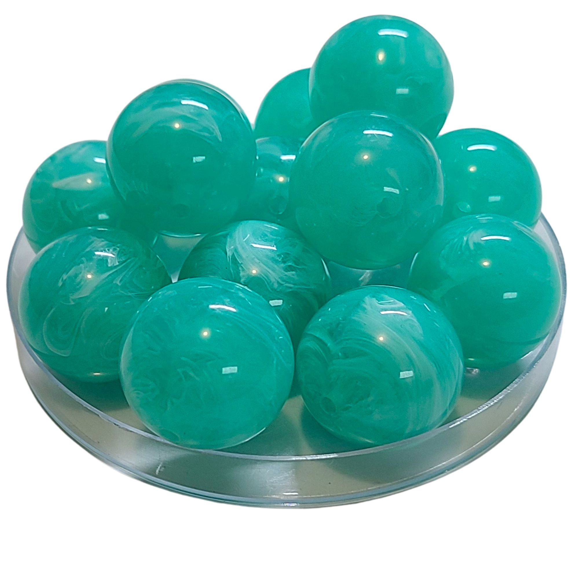 ARTSHOP Boules 371 Pacific marbré perle acrylique 24MM x1