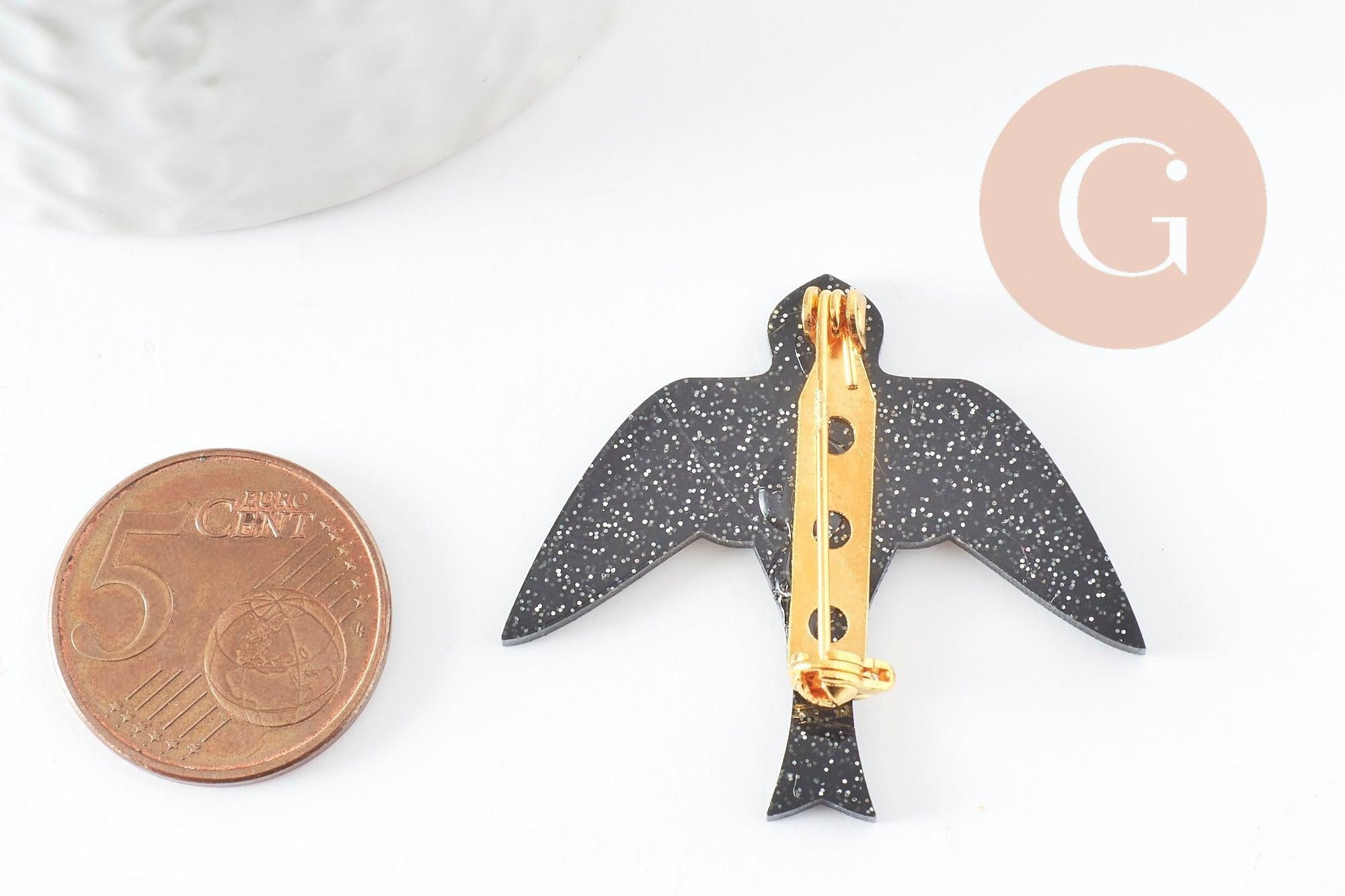 Gingerlily Kit Broche Hirondelle Acrylique x1 Création Facile