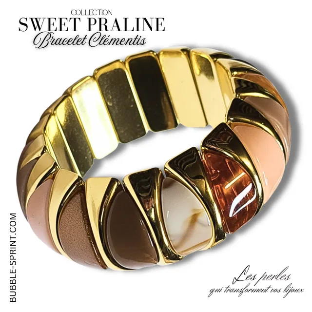 ARTSHOP Bijoux en KITS CLEMENTIS Sweet Praline kit bracelet