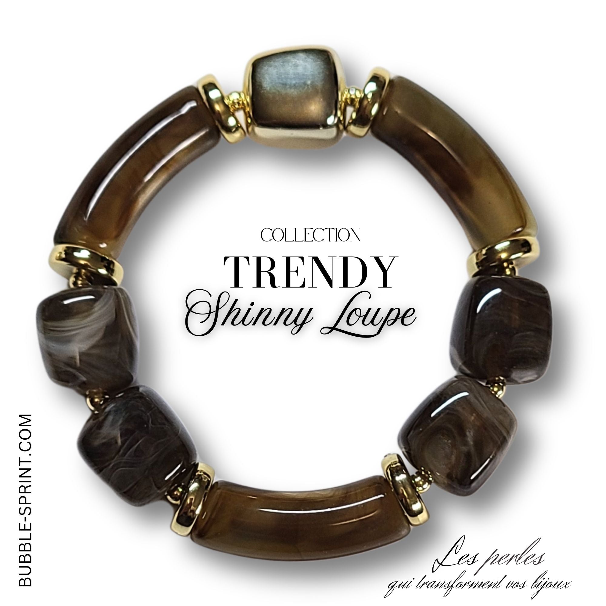 ARTSHOP Trendy Shinny Loupe bracelet kit à faire soi-même