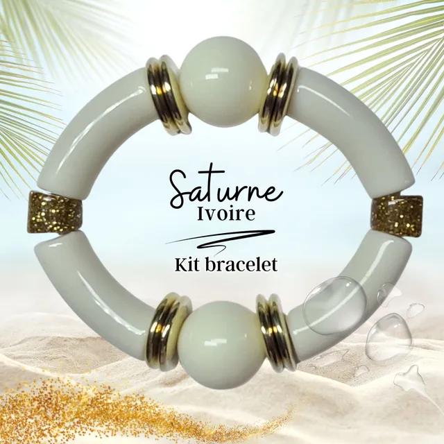ARTSHOP Saturne Ivoire #14 kit bracelet ivoire acrylique