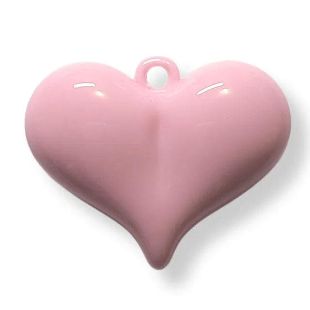 ARTSHOP HeartLine 8 Coeur MAXI perle coeur Rose x1