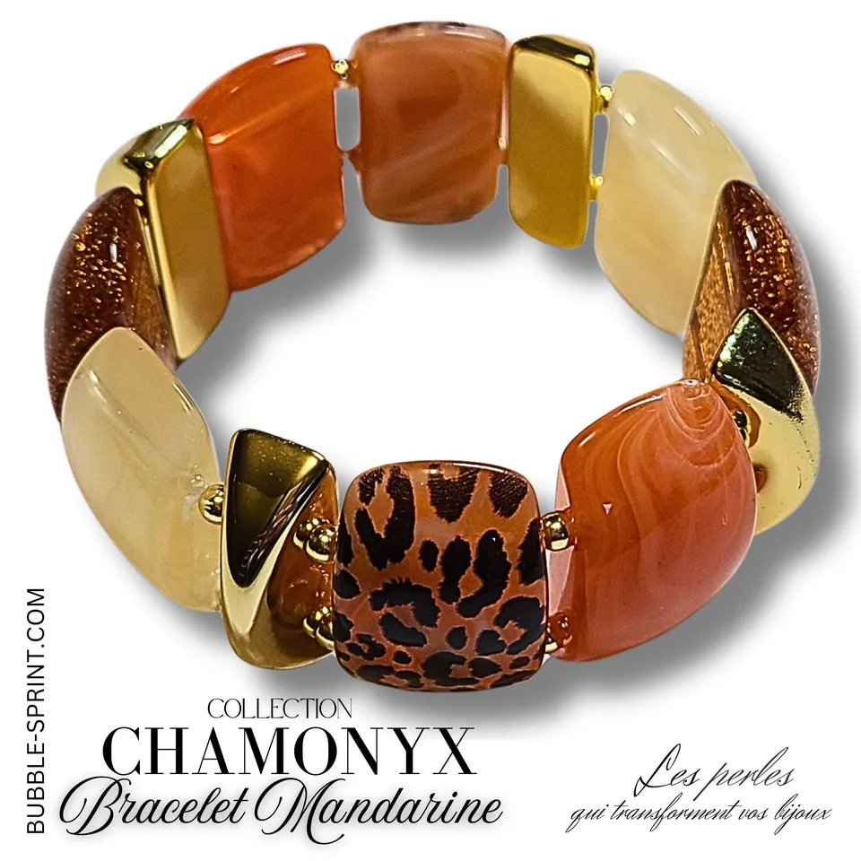 ARTSHOP Bijoux en KITS CHAMONYX Mandarine kit bracelet