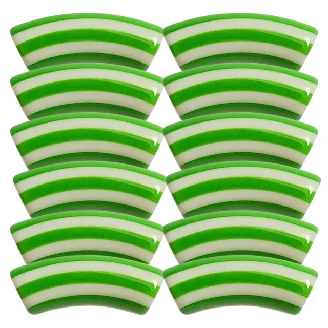 ARTSHOP Tubes à Rayures 457 tube incurvé matcha 12MM