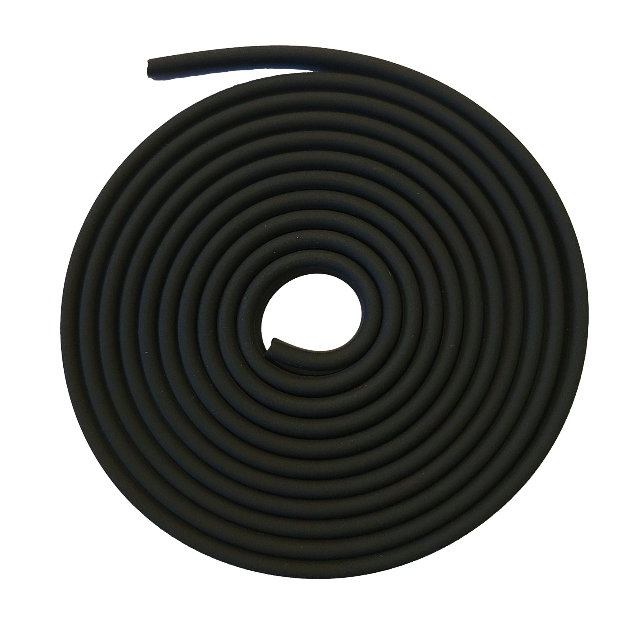 ARTSHOP Sangles silicone noir mat 6mm 7cm pour bague