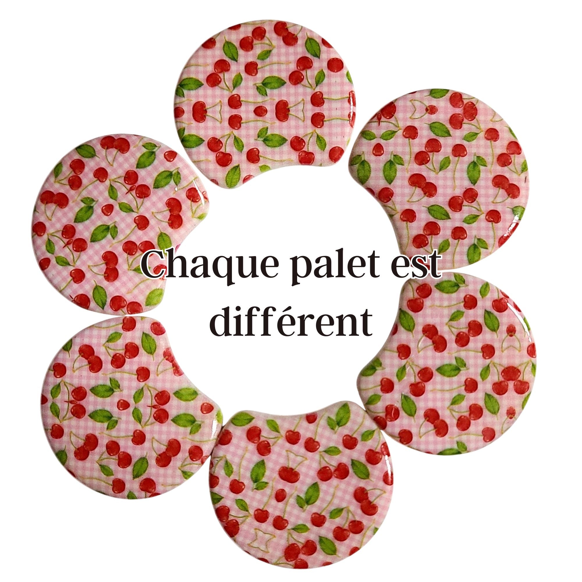 ARTSHOP Palets LUNE MOON 1057 palet cerises 37mm x1