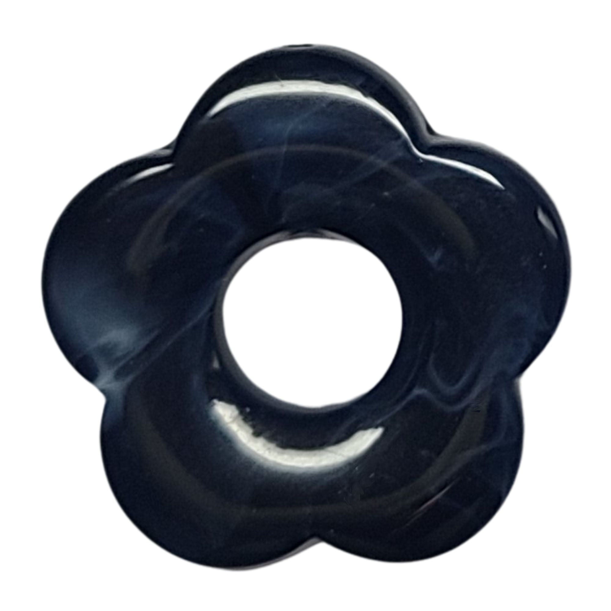 Artshop Flower Power Fleur Capucine Nuit Marbré 27mm x1