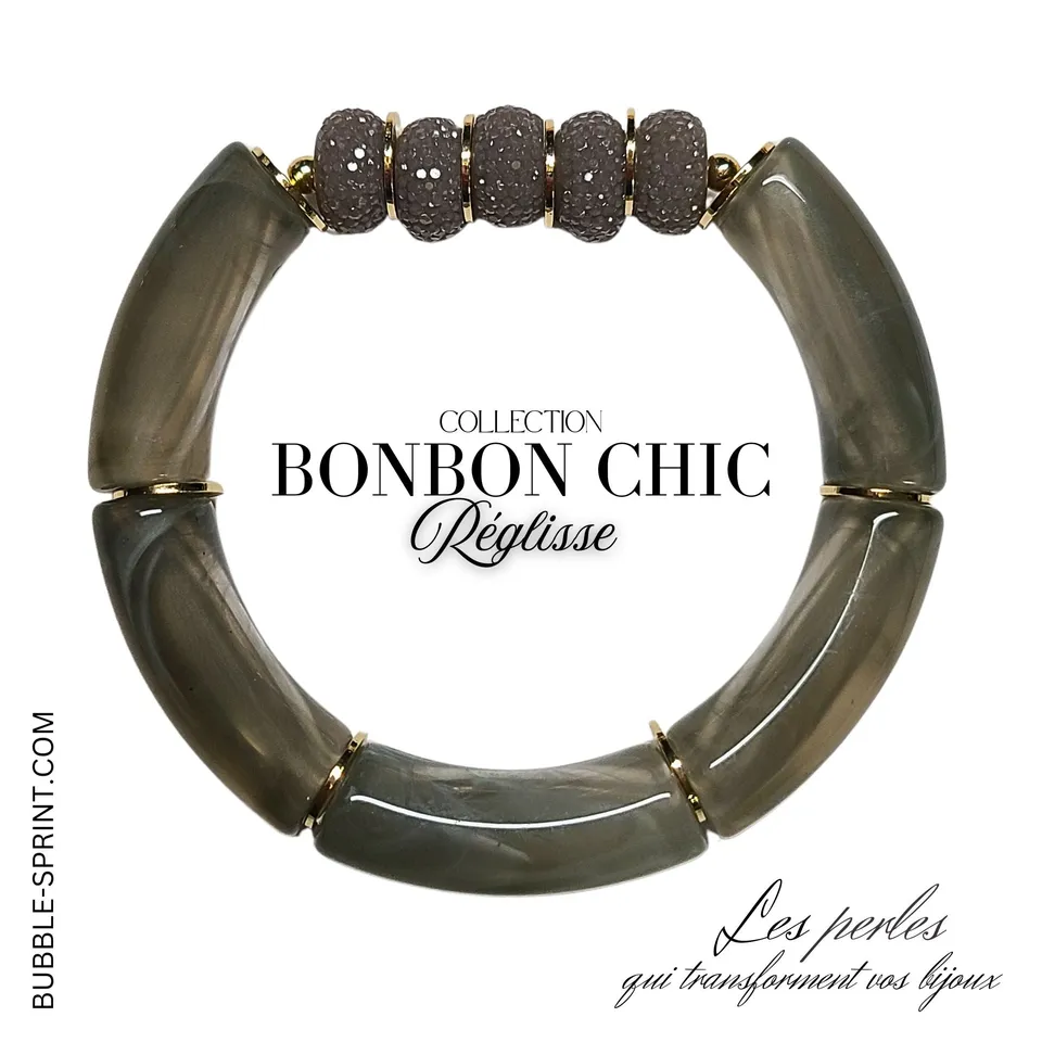 ARTSHOP Prêts-à-porter BONBON CHIC Bracelet Réglisse KIT