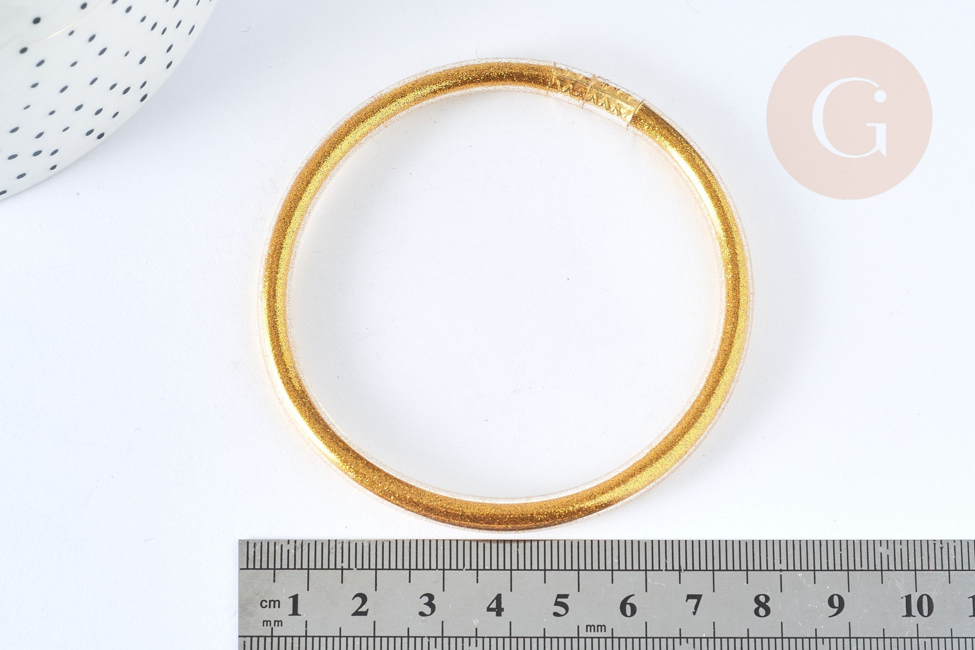 Gingerlily Accessoires loisirs G7229 bracelet jonc doré 6,3 cm