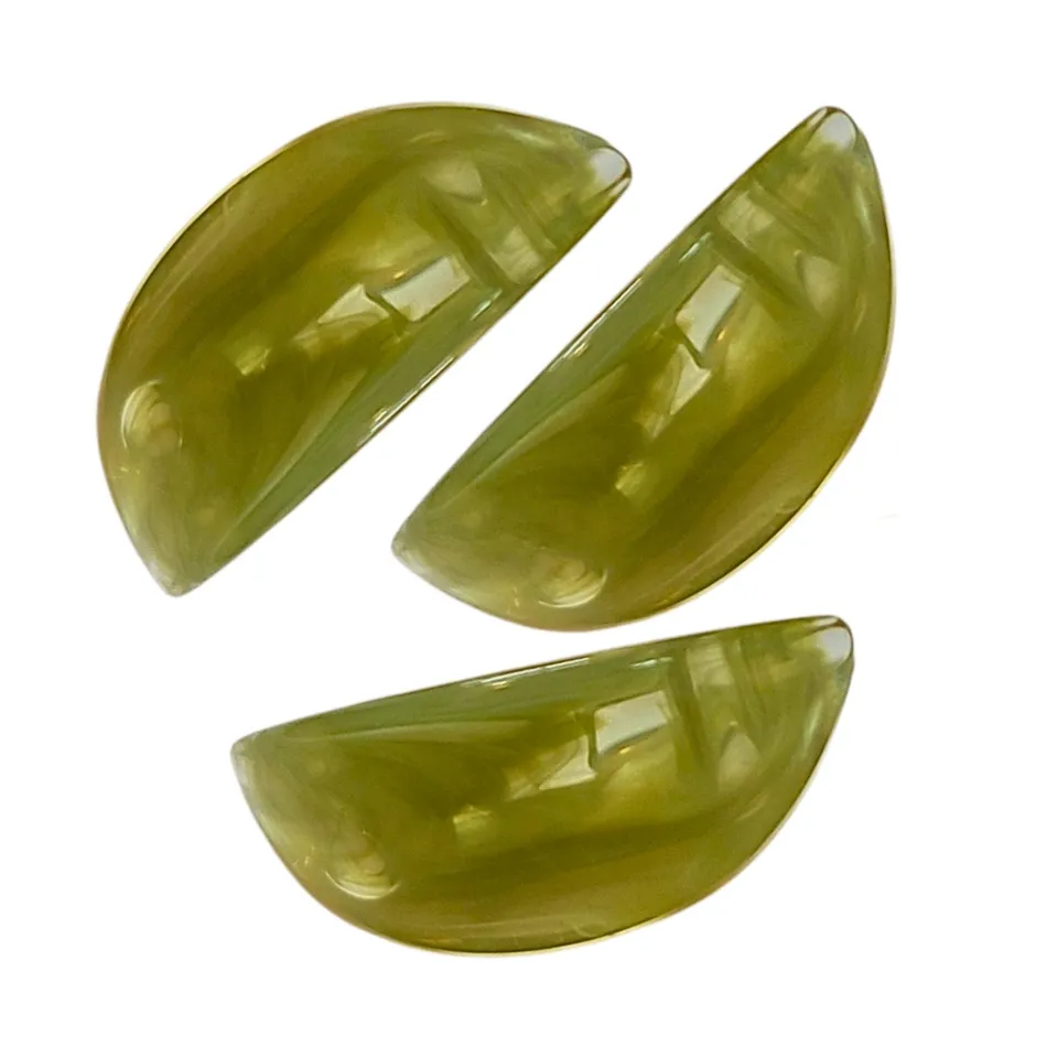 ARTSHOP Clémentis 14 tranche olive clair perles x20