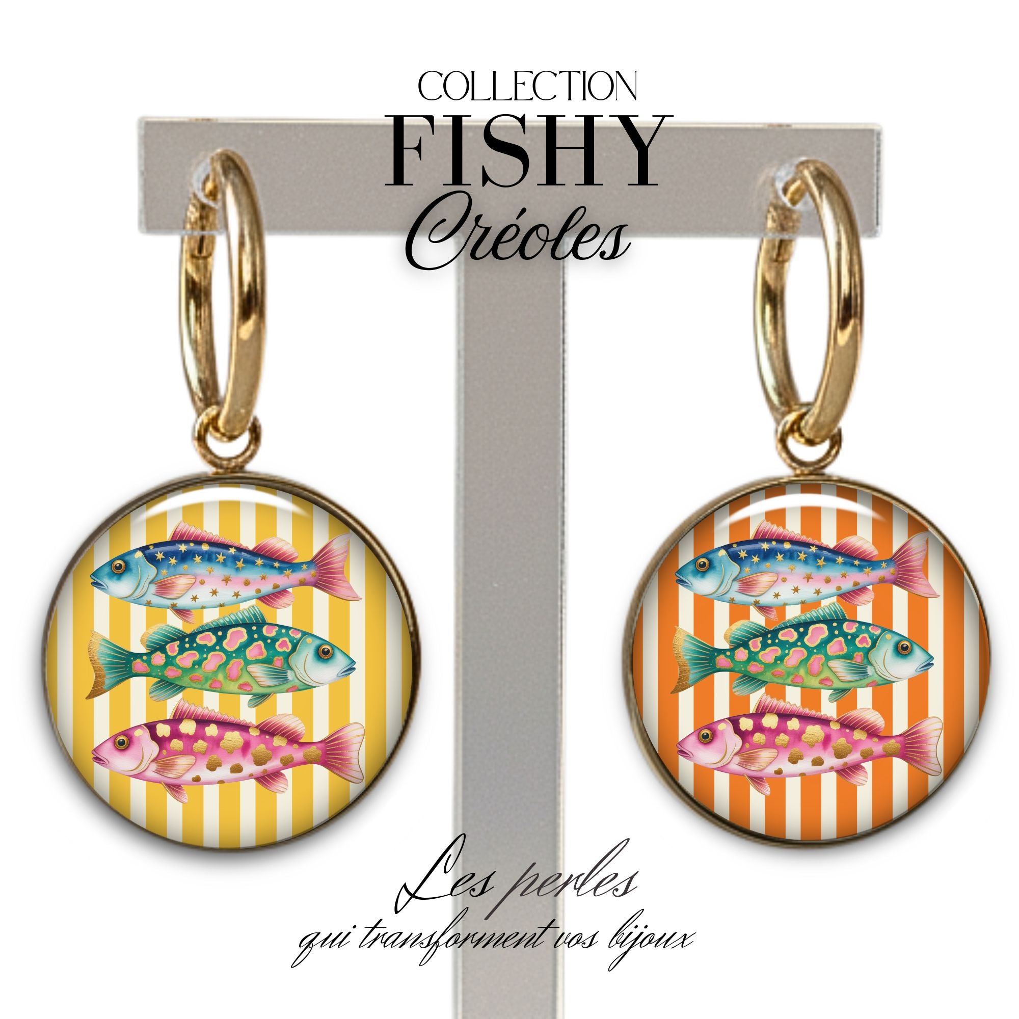 ARTSHOP Pendentifs Intemporel breloque poissons 31 mm x1