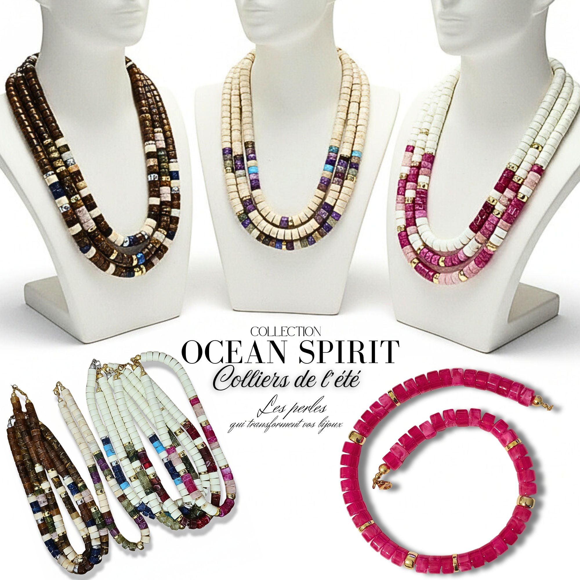 ARTSHOP Ocean Spirit Pêche kit collier acrylique 50cm