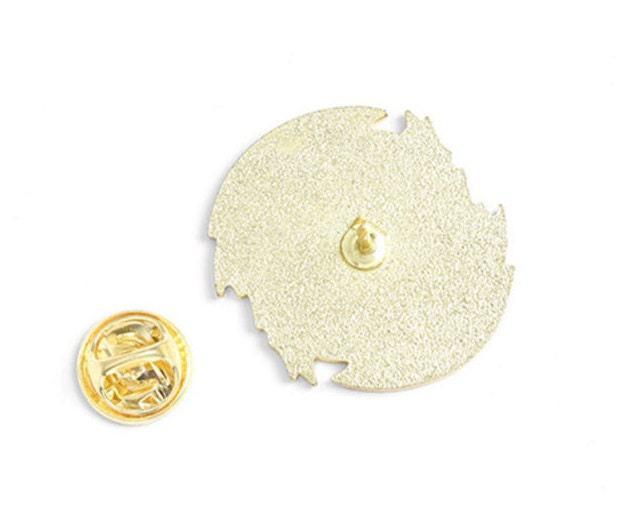 Gingerlily Broche renard roux G5554 pin's émaillé 30mm