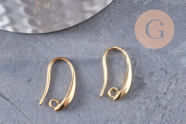 Gingerlily Apprêts Supports Boucles Hameçons Doré 19mm x10