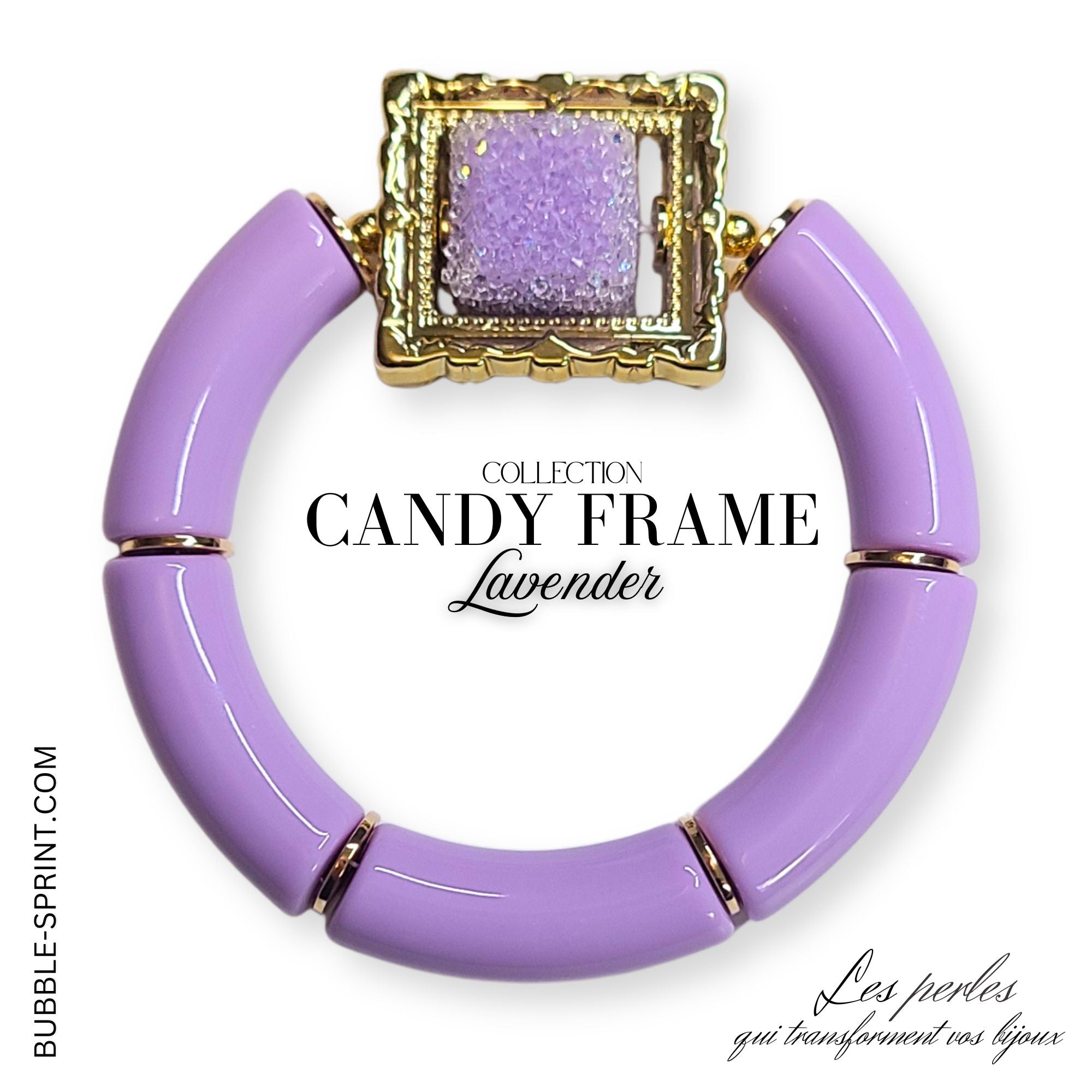 ARTSHOP CANDY FRAME kit bracelet Lavender cadre 31MM