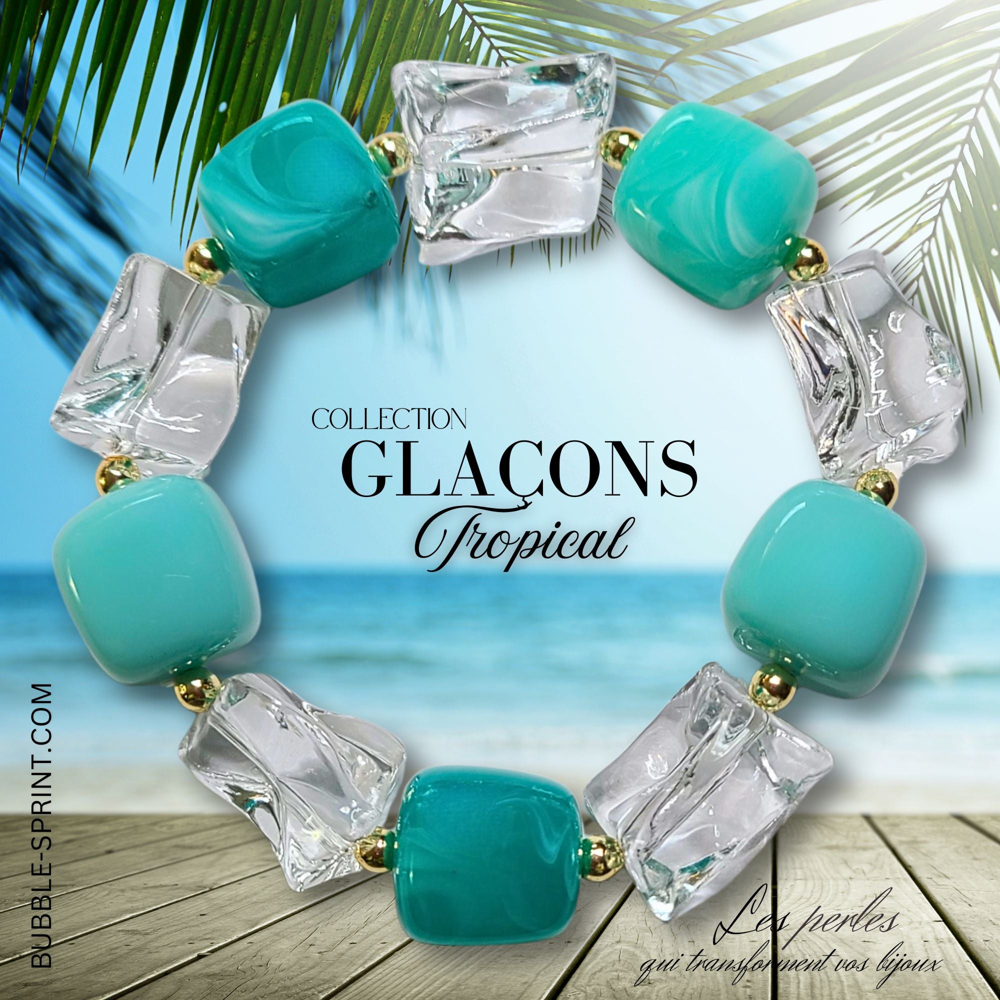 ARTSHOP Glaçons bracelet tropical kit à faire soi-même