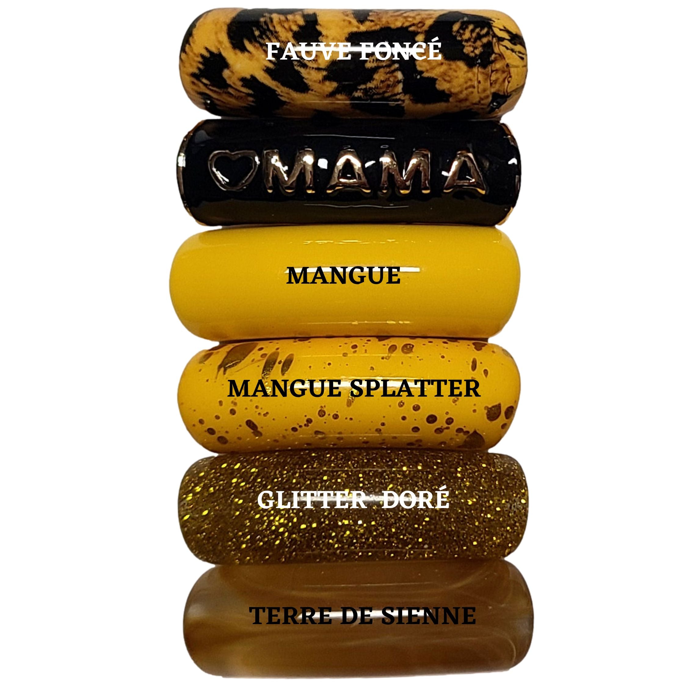 ARTSHOP Camaieux 154 lot 6 tubes orange 12mm