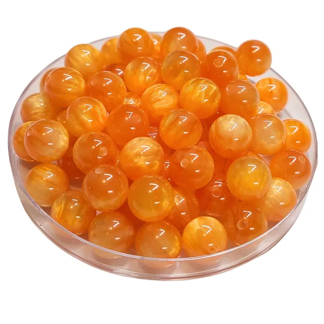 Artshop Boules 12MM Mandarine Scintillante x20 Boules