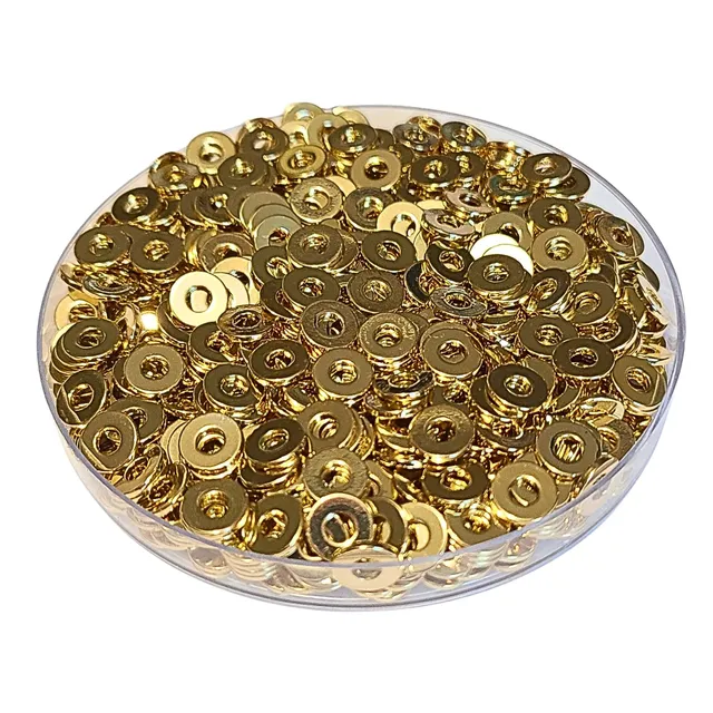 ARTSHOP Séparateurs 8MM rondelles dorées x10 rondelles
