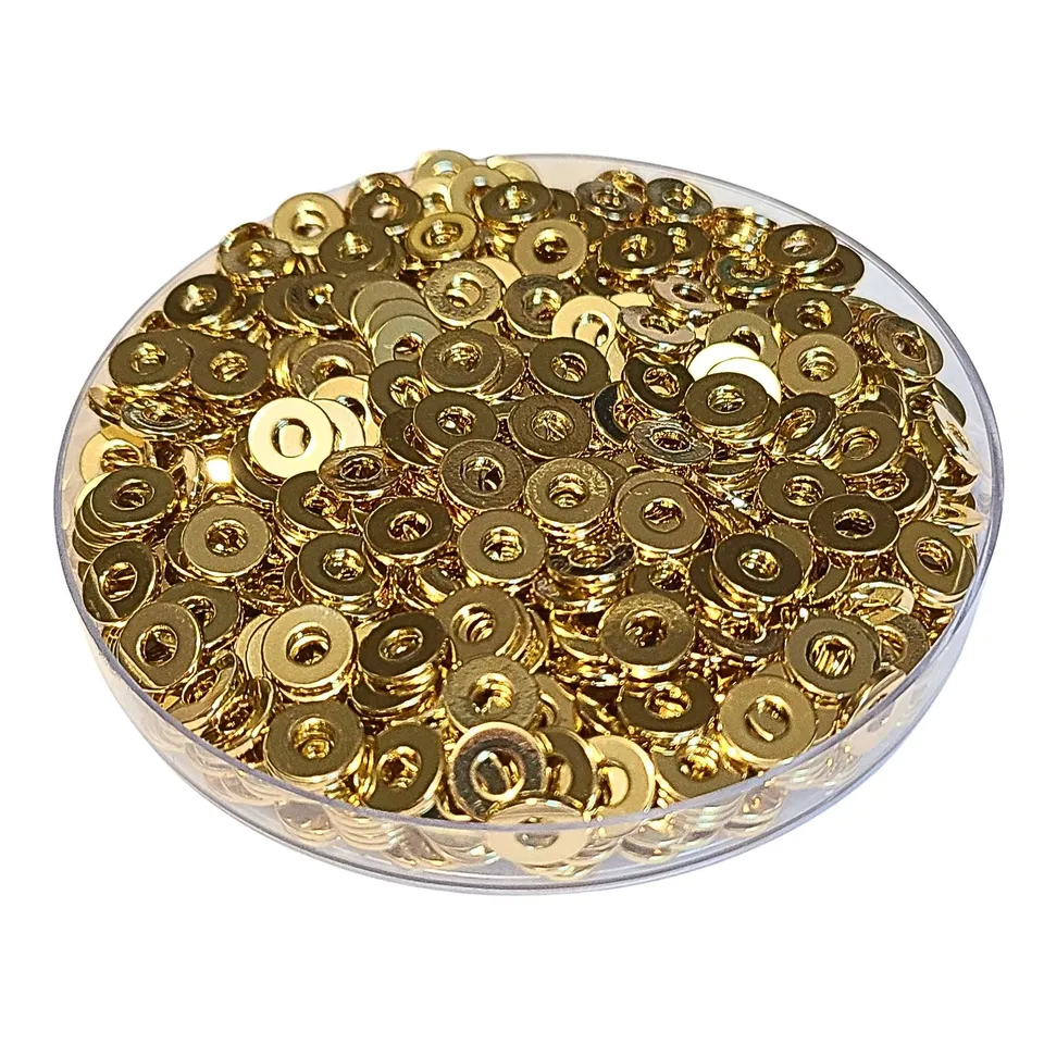 ARTSHOP Séparateurs 8MM rondelles dorées x10 rondelles