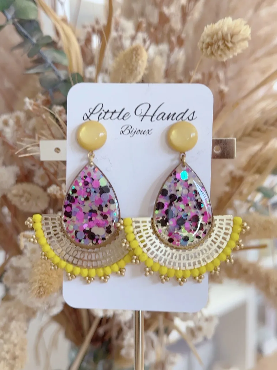 Little Hands Bijoux Flora boucles d'oreilles Candy Boom multi