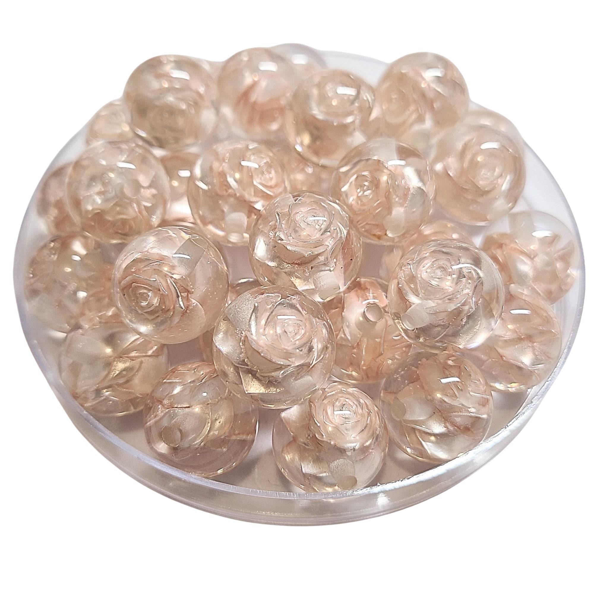 ARTSHOP Boules 16MM 304 perle acrylique rose des sables x1