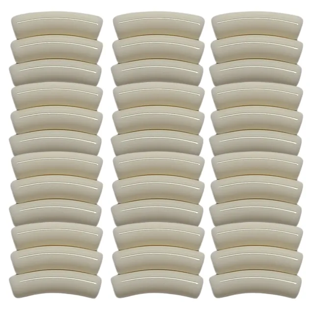 ARTSHOP TINY Tubes 50 tube incurvé Ivoire 5MM x50 résine