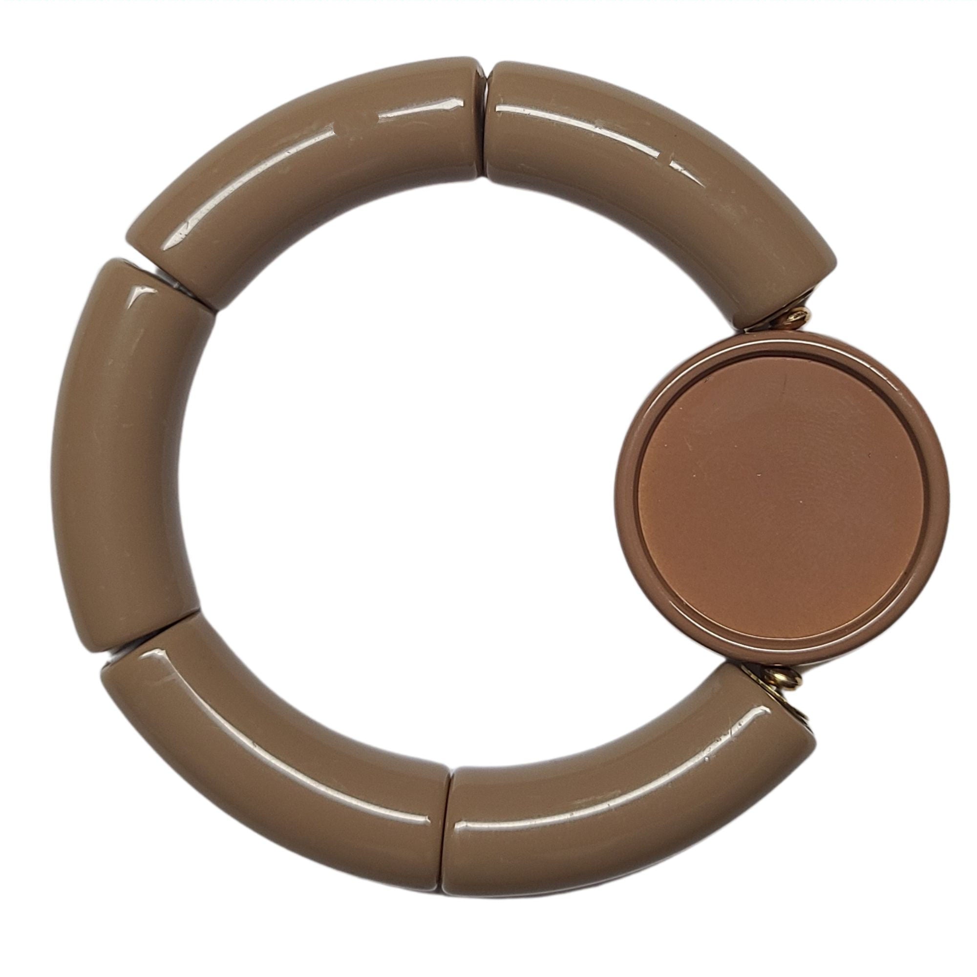 ARTSHOP Apprêts support cabochon double face camel 25MM x1