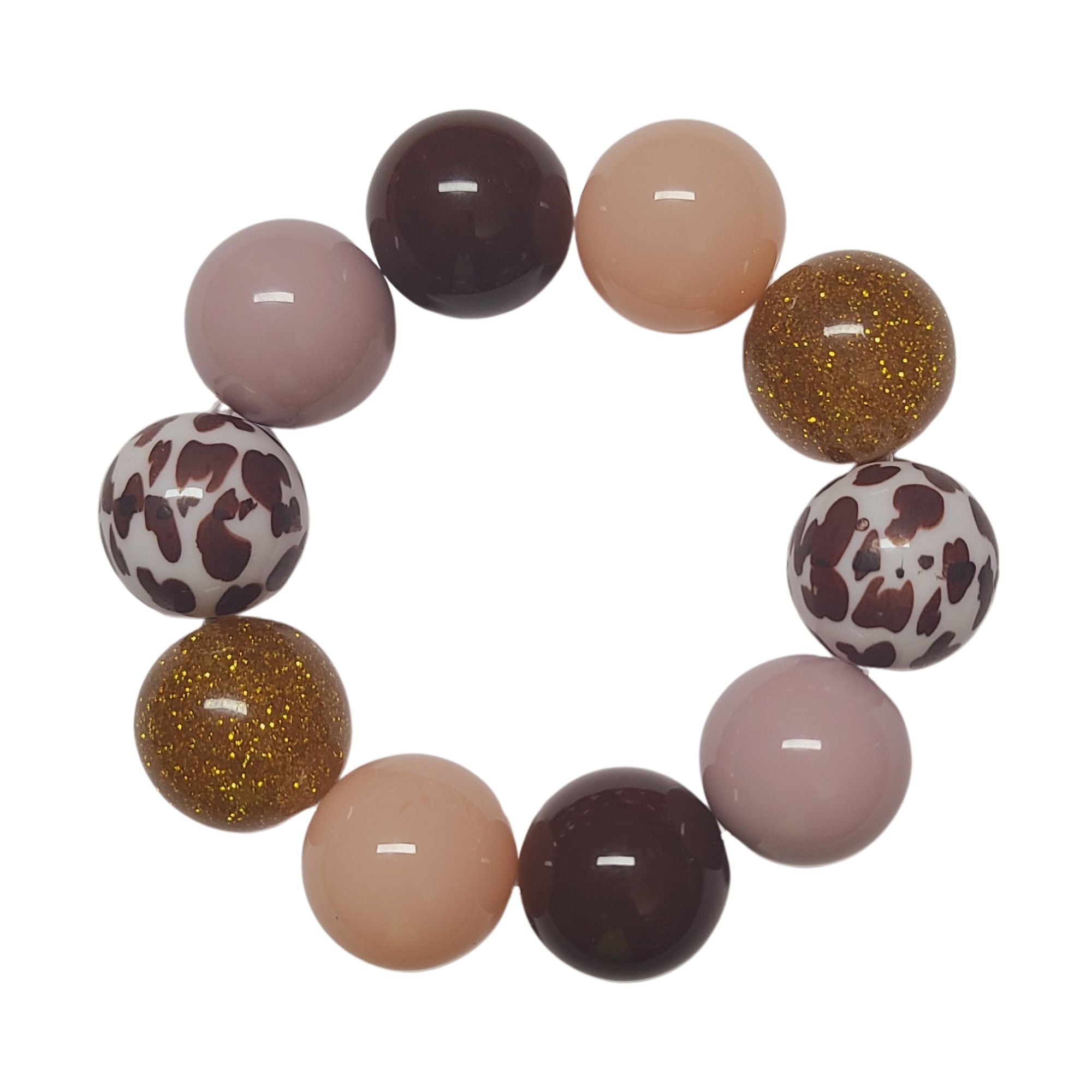 ARTSHOP Sorbet Nude 20mm perle acrylique x1 boule