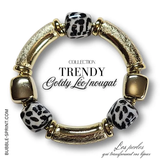 ARTSHOP Trendy Goldy bracelet léo nougat kit