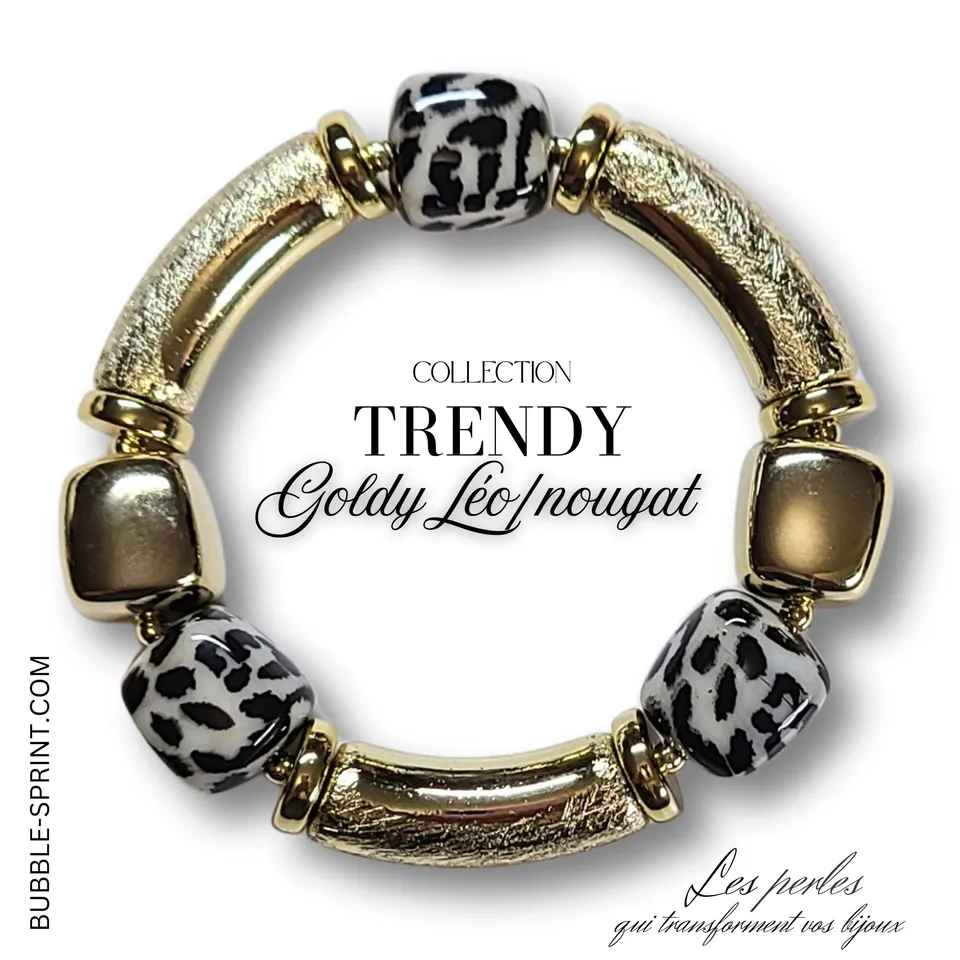 ARTSHOP Trendy Goldy bracelet léo nougat kit