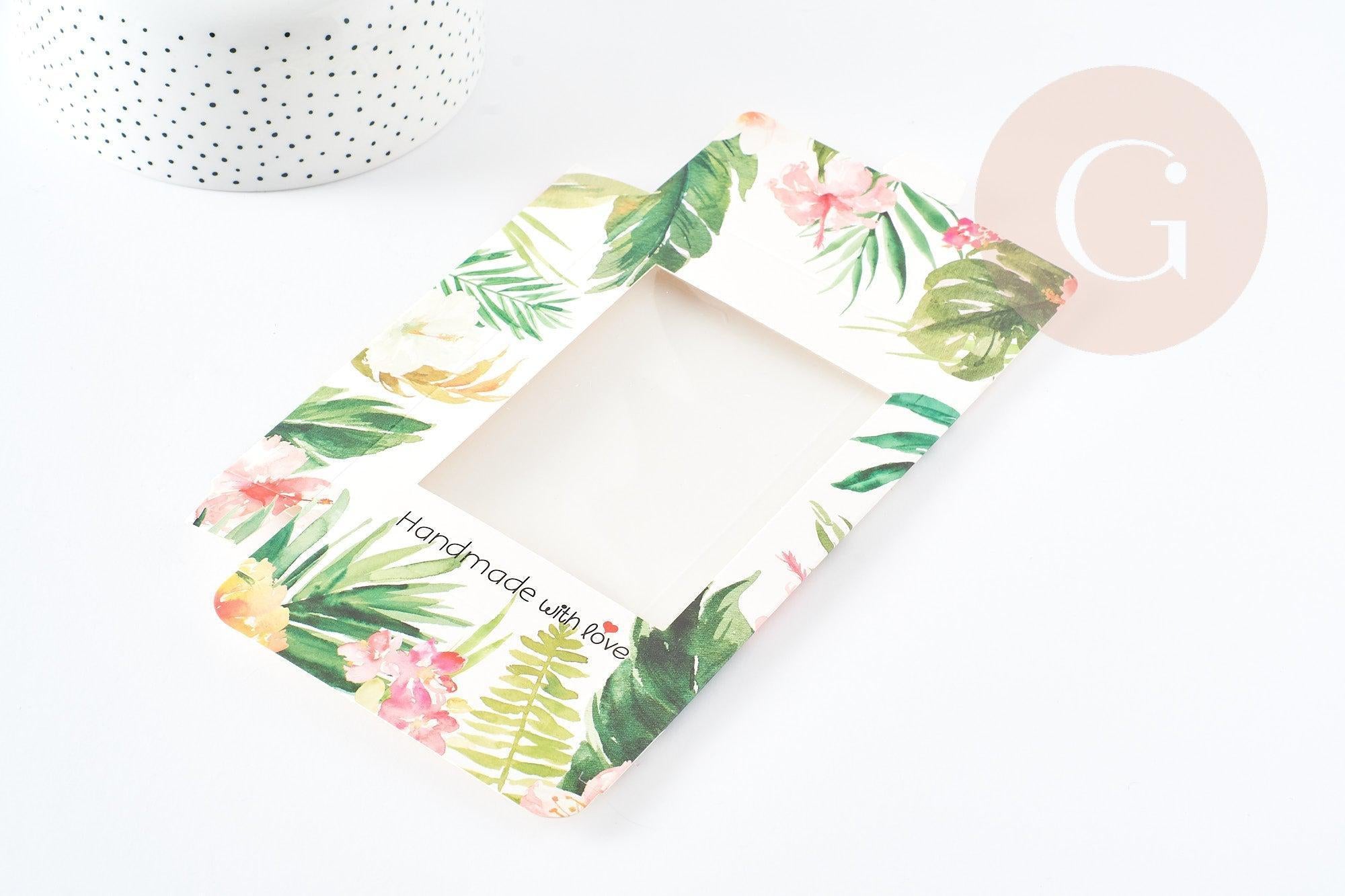 Gingerlily G3168 pochette carton tropical 14,6x10,5cm x1