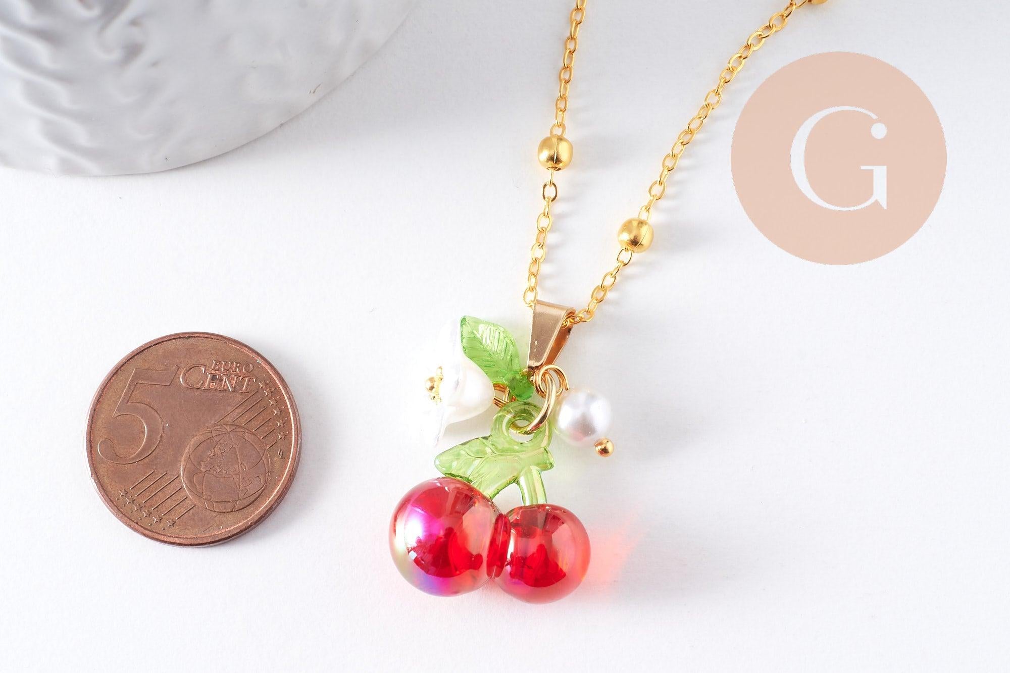 Gingerlily G10279 pendentif fruit résine doré 44,9mm
