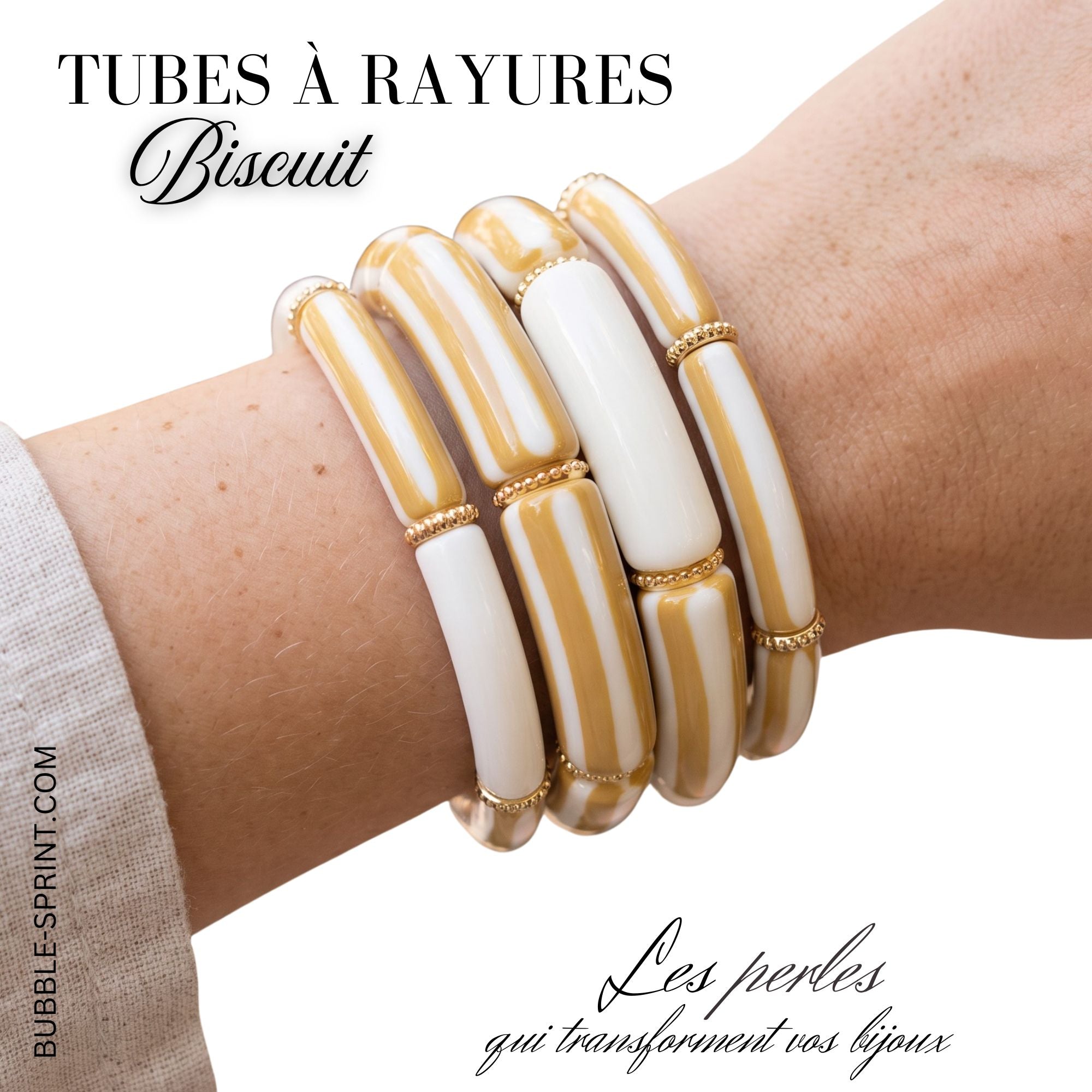 ARTSHOP Tubes à Rayures 450 incurvé citron 8mm x1 tube