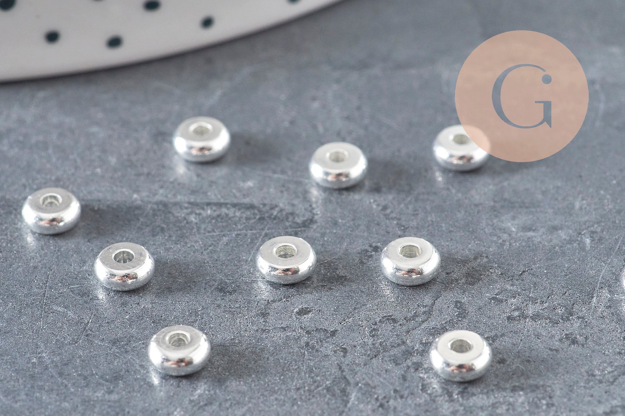 Gingerlily G11173 perles intercalaires acier 5 mm x10