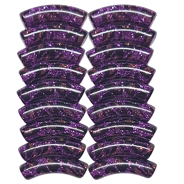 ARTSHOP Tubes Glitters 373 tube incurvé léopard ultra-violet