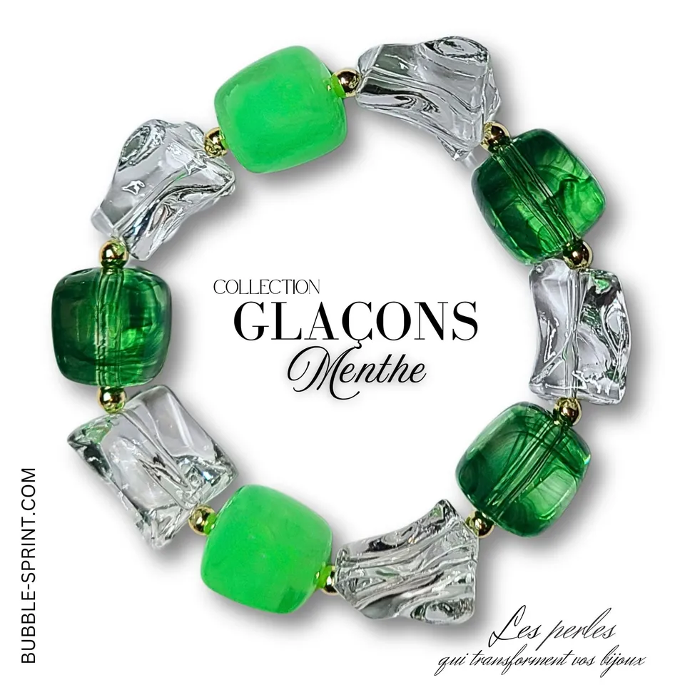 ARTSHOP Prêts-à-porter Glaçons bracelet menthe kit