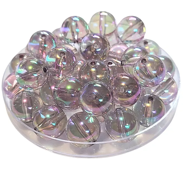 ARTSHOP Boules 16MM 327 Gris Pétrole perles acryliques x15 unies