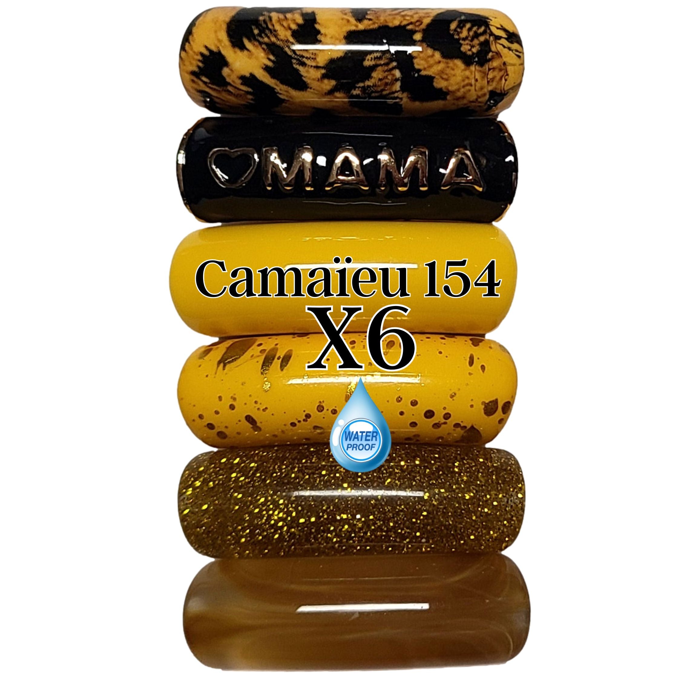 ARTSHOP Camaieux 154 lot 6 tubes orange 12mm