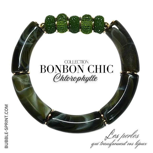 ARTSHOP Bonbon Chic Chlorophylle bracelet kit à faire